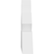 Ekena Millwork Saratoga Architectural Grade PVC Gable Bracket, 36"W x 10 1/2"H x 2"D x 4"F, 7/12 Pitch GBP036X11X0204SAR00 - alternate 5